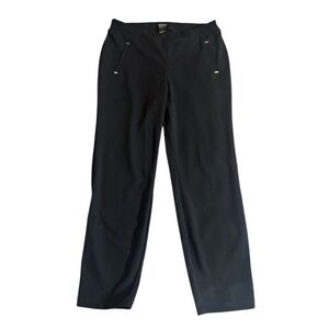 Flirtatious Pants Womens Size‎ XL Tapered Trousers High Rise Stretch Black
